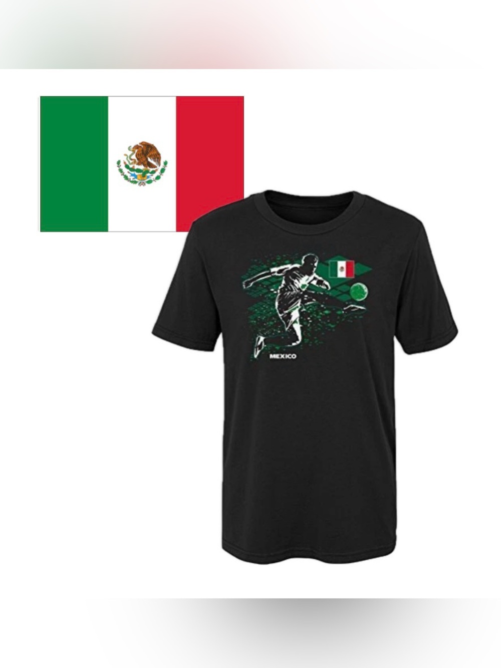 NWT [Gen2] Mexico National Team World Cup Football Soccer T-Shirt Kids L (7) - Picture 2 of 9